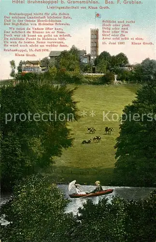 AK / Ansichtskarte Gremsmuehlen Hotel Bruhnskoppel Gremsmuehlen