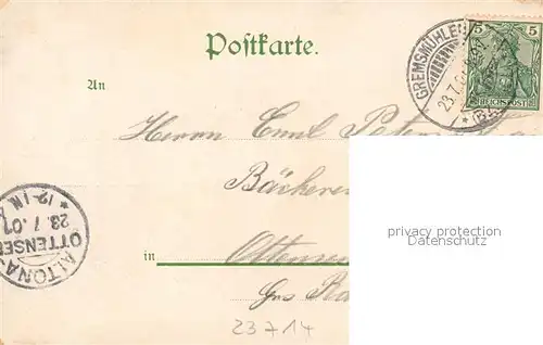 AK / Ansichtskarte Gremsmuehlen Dieksee Holm Gremsmuehlen