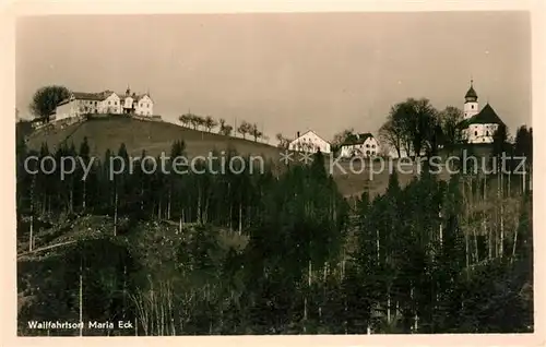 AK / Ansichtskarte Maria_Eck Wallfahrtskirche Panorama Maria_Eck