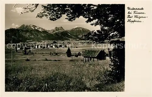 AK / Ansichtskarte Weizern Hopferau Unterreute Panorama Weizern