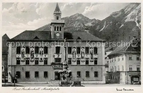 AK / Ansichtskarte Bad_Reichenhall Marktplatz Bad_Reichenhall