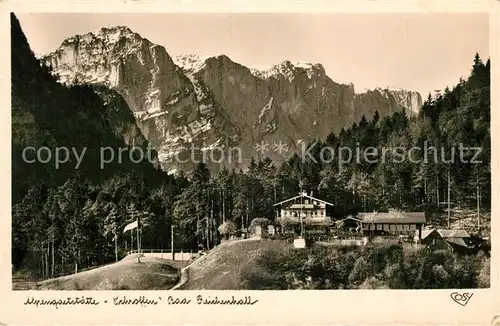 AK / Ansichtskarte Bad_Reichenhall Alpengaststaette Schroffen Bad_Reichenhall
