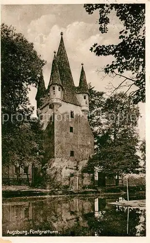 AK / Ansichtskarte Augsburg Fuenfgratturm Augsburg