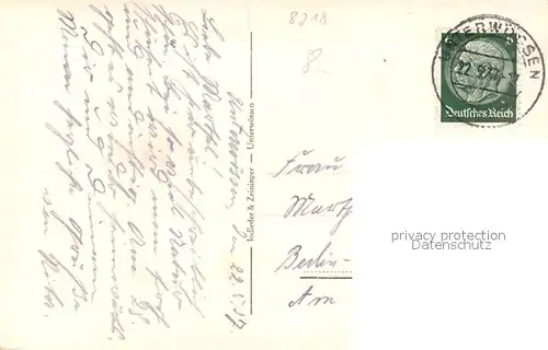 AK / Ansichtskarte Unterwoessen Woessener See Unterwoessen