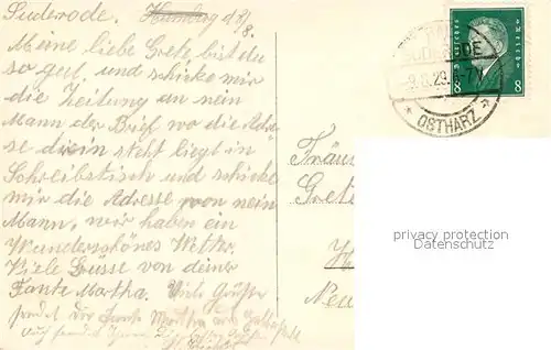 AK / Ansichtskarte Bad_Suderode Wilde Flut am Silberteich Bad_Suderode