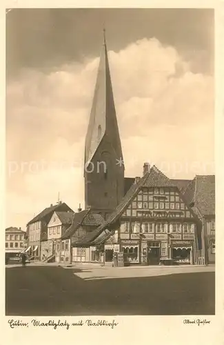 AK / Ansichtskarte Eutin Marktplatz Marktkirche Eutin