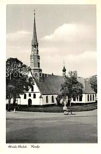 AK / Ansichtskarte Heide_Holstein Kirche Heide_Holstein