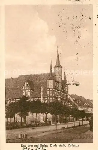 AK / Ansichtskarte Duderstadt Rathaus Duderstadt