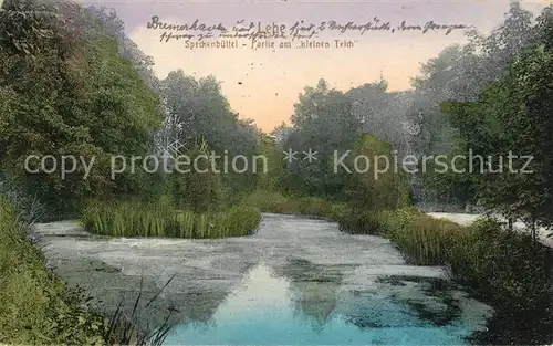 AK / Ansichtskarte Speckenbuettel Kleiner Teich Speckenbuettel