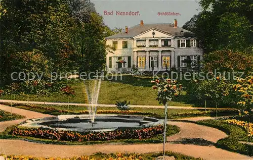 AK / Ansichtskarte Bad_Nenndorf Schloesschen Bad_Nenndorf
