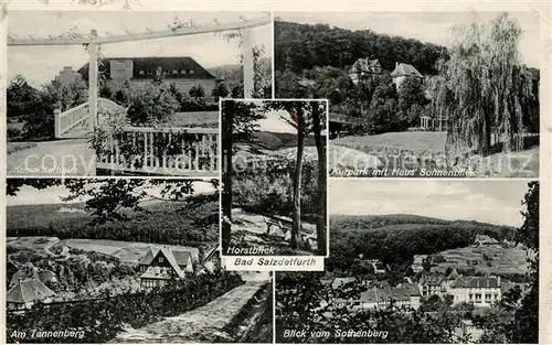 AK / Ansichtskarte Bad_Salzdetfurth Kurmittelhaus Kurpark Haus Sonnenblick Tannenberg  Bad_Salzdetfurth