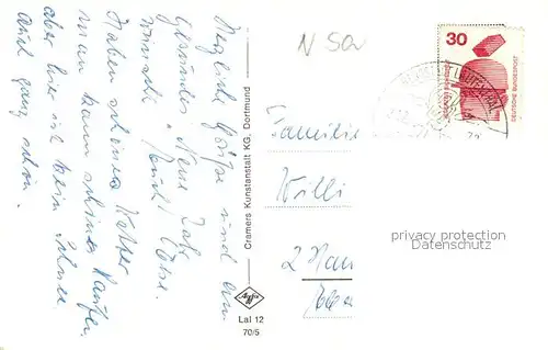 AK / Ansichtskarte Lautenthal_Harz Kirche  Lautenthal Harz