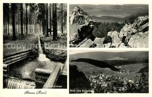 AK / Ansichtskarte Altenau_Harz Silberbrunnen Wolfswarte  Altenau Harz