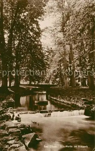 AK / Ansichtskarte Bad_Eilsen Aue Partie Kurpark Bad_Eilsen
