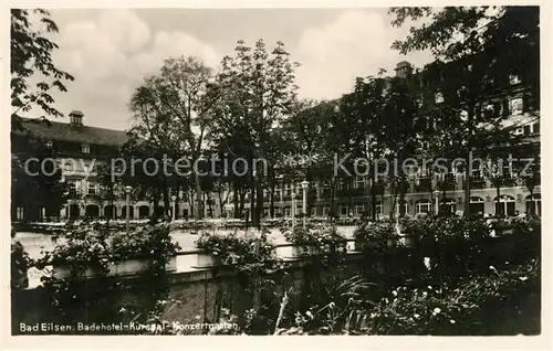 AK / Ansichtskarte Bad_Eilsen Badehotel Kursaal Konzertgarten Bad_Eilsen