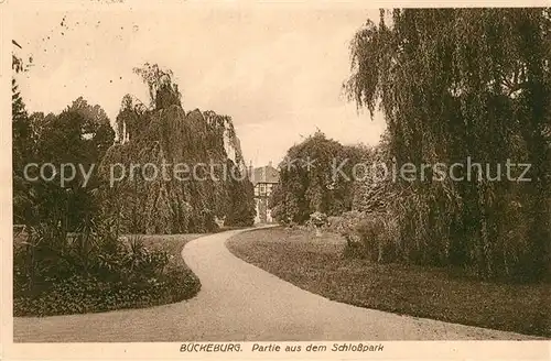 AK / Ansichtskarte Bueckeburg Schlosspark Bueckeburg