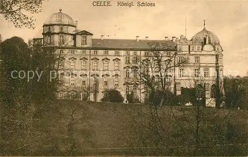 AK / Ansichtskarte Celle_Niedersachsen Koenigliches Schloss Celle_Niedersachsen