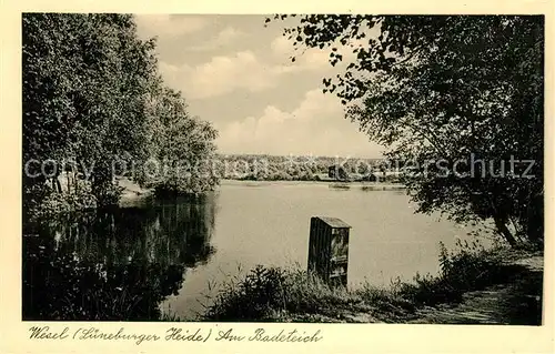 AK / Ansichtskarte Wesel_Nordheide Am Badetuch Wesel Nordheide