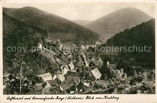 AK / Ansichtskarte Sorge_Harz Panorama Sorge_Harz