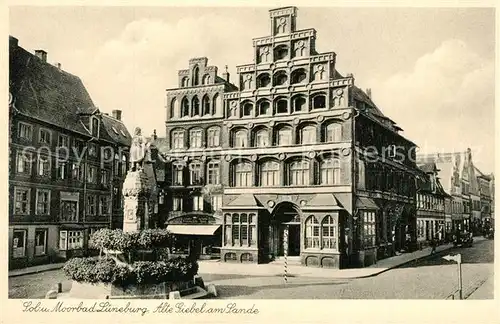 AK / Ansichtskarte Lueneburg Alte Giebel am Sande Lueneburg