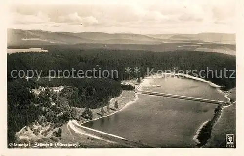 AK / Ansichtskarte Clausthal Zellerfeld Fliegeraufnahme Clausthal Zellerfeld