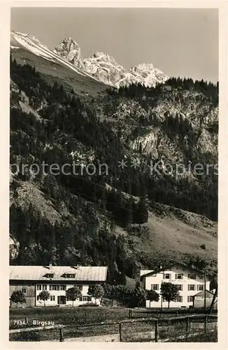AK / Ansichtskarte Birgsau Maedelegabgelgruppe Birgsau
