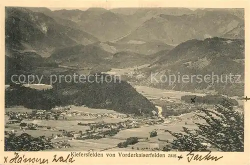 AK / Ansichtskarte Kiefersfelden Panorama Kiefersfelden