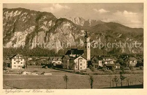 AK / Ansichtskarte Kiefersfelden Kirche Ortspanorama Kiefersfelden