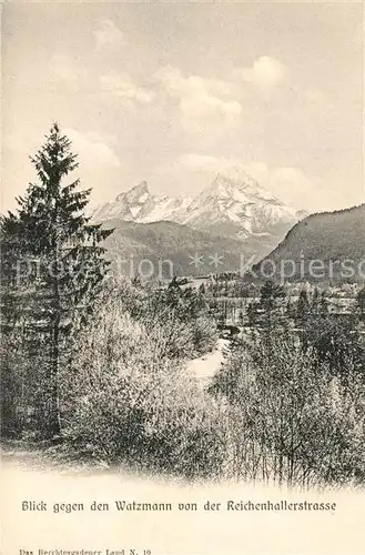 AK / Ansichtskarte Watzmann Panorama Watzmann