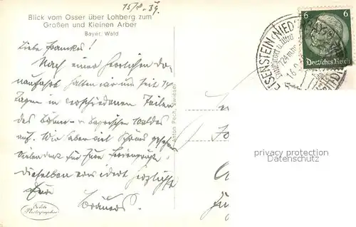 AK / Ansichtskarte Lohberg_Lam Grosser und Kleiner Arber Lohberg_Lam
