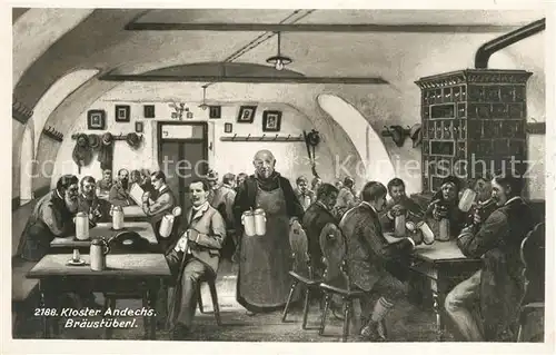 AK / Ansichtskarte Kloster_Andechs Braeustueberl Kloster_Andechs