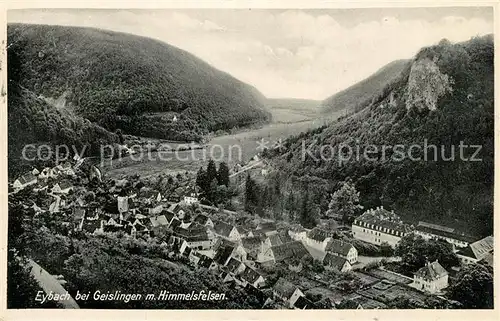 AK / Ansichtskarte Eybach_Geislingen_Steige Fliegeraufnahme mit Himmelsfelsen Eybach_Geislingen_Steige