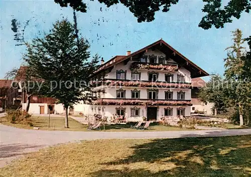 AK / Ansichtskarte Eglsee_Chieming Moierhof Bauernhof Pension Eglsee Chieming