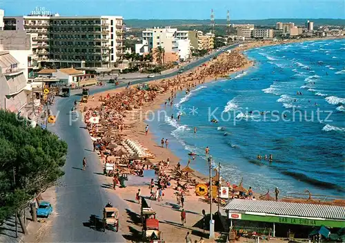 AK / Ansichtskarte Can_Pastilla_Palma_de_Mallorca Panorama Strand Promenade Can_Pastilla