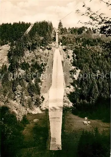AK / Ansichtskarte Oberhof_Thueringen Jugendschanze Kunstmatten Skispringen Wintersportplatz Oberhof Thueringen