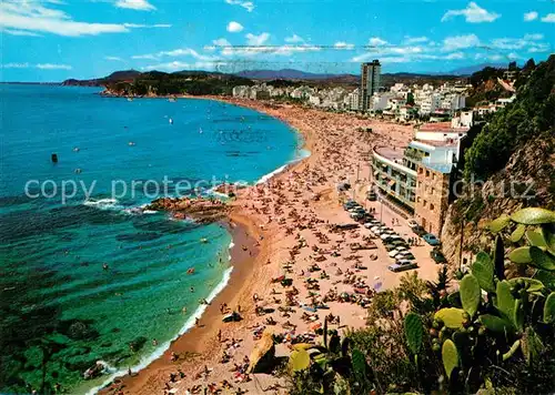 AK / Ansichtskarte Lloret_de_Mar Panorama Strand Lloret_de_Mar
