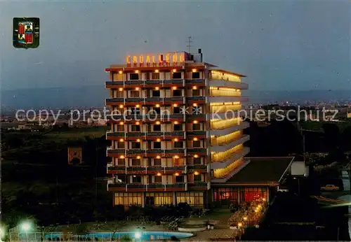 AK / Ansichtskarte Palma_de_Mallorca Hotel Caballero vista nocturna Palma_de_Mallorca