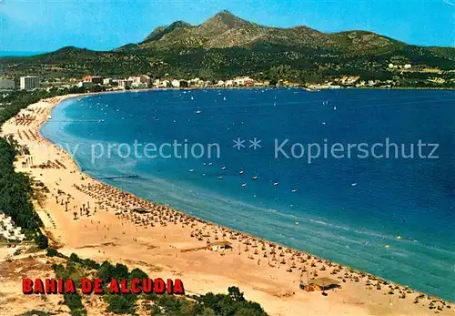 AK / Ansichtskarte Alcudia_Mallorca Bahia Bucht Strand Alcudia Mallorca