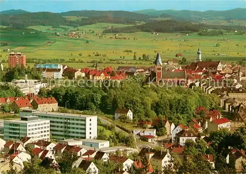 AK / Ansichtskarte Cham_Oberpfalz Stadtpanorama Tor zum Bayerischen Wald Cham Oberpfalz