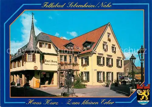 AK / Ansichtskarte Bad_Sobernheim Felkebad Haus Kurz Zum kleinen Erker Bad_Sobernheim