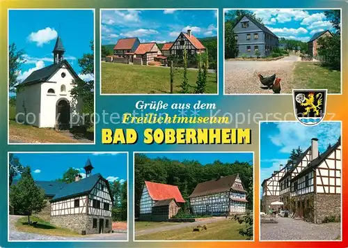 AK / Ansichtskarte Bad_Sobernheim Kapelle Fachwerkhaeuser Bauernhof Bad_Sobernheim