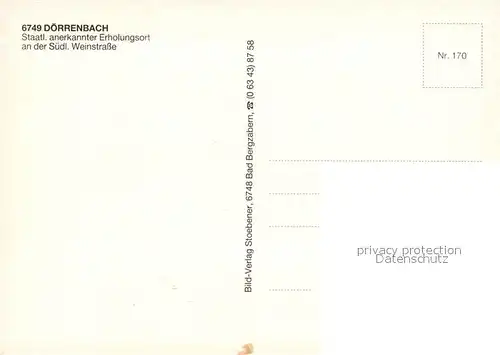 AK / Ansichtskarte Doerrenbach Panorama Erholungsort Doerrenbach