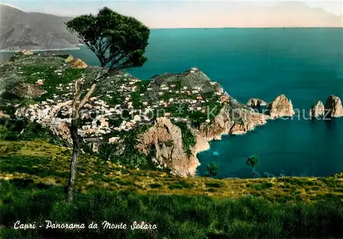 AK / Ansichtskarte Capri Panorama da Monte Solaro Capri