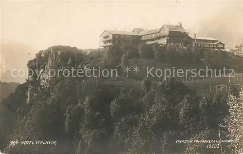 AK / Ansichtskarte Stalheim_Norwegen Hotel Stalheim Norwegen