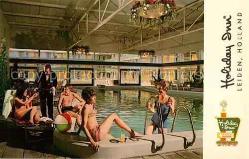 AK / Ansichtskarte Leiden Holiday Inn Hallenbad Leiden