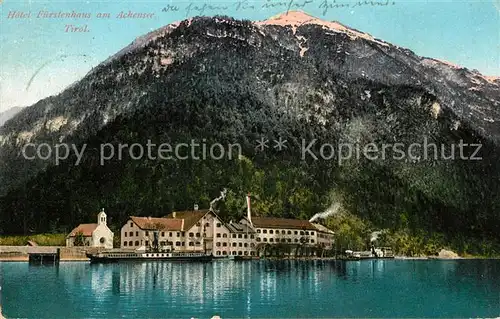 AK / Ansichtskarte Achensee Hotel Fuerstenhaus  Achensee