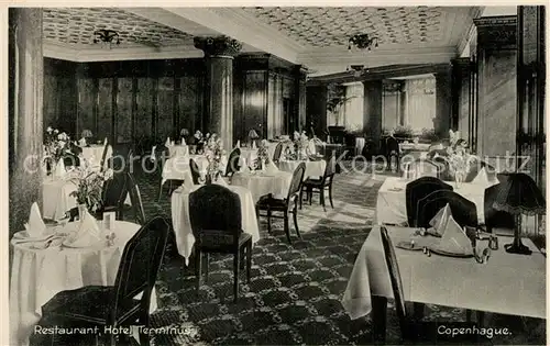 AK / Ansichtskarte Copenhagen__Kobenhavn Restaurant Hotel Terminus Copenhagen__Kobenhavn