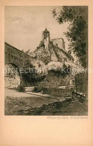 AK / Ansichtskarte Bad_Wimpfen Stadttor Bad_Wimpfen