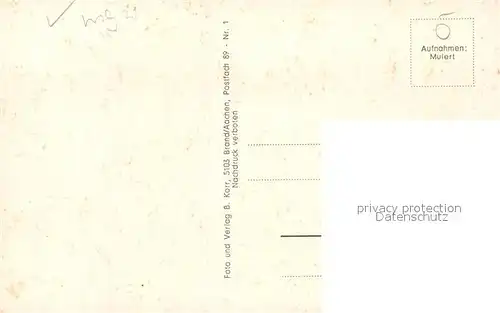 AK / Ansichtskarte Bardenberg Krankenhaus Wurmtal Burg Wilhelmstein Bardenberg