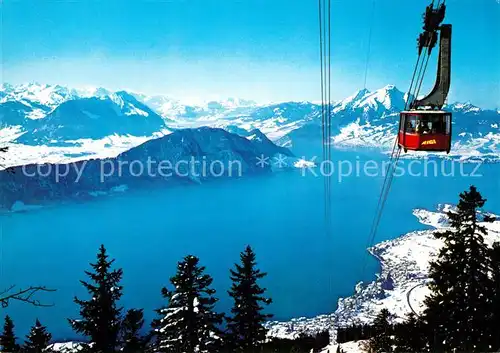 AK / Ansichtskarte Seilbahn Weggis Rigi Kaltbad Stanserhorn Buergenstock Pilatus  Seilbahn